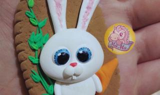 新年小白兔怎么画